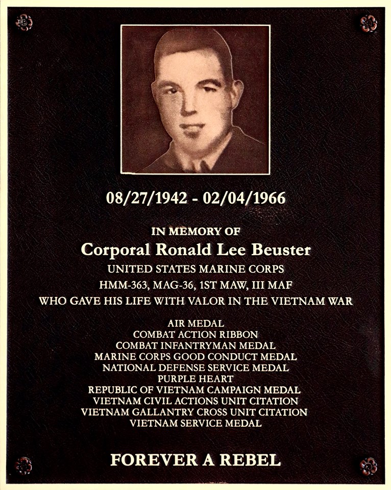 Corporal Ronald Lee Beuster