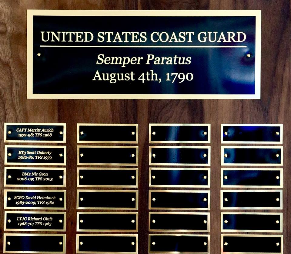 Coast Guard Perpetual Plaque