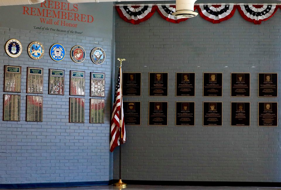 Completed Wall of Honor