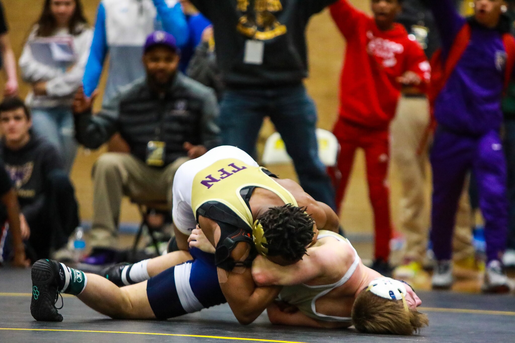 Sincere Bailey in Sectional Finals beating 4x finalist Kyle Schickel